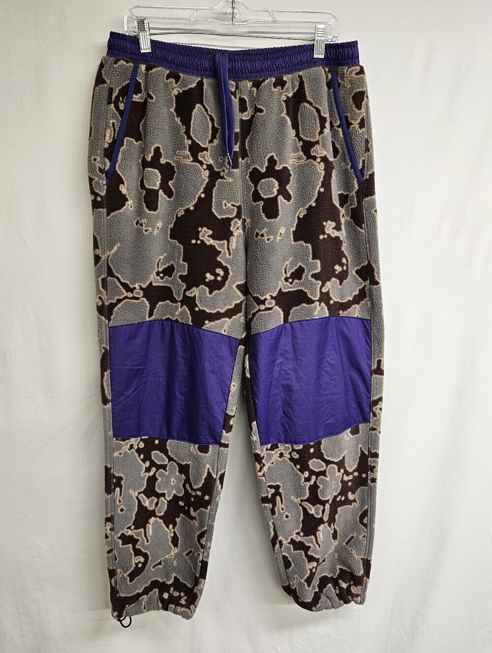Puma X PAM Men's Brown And Purple Fleece Pants Sweatpants Size Large